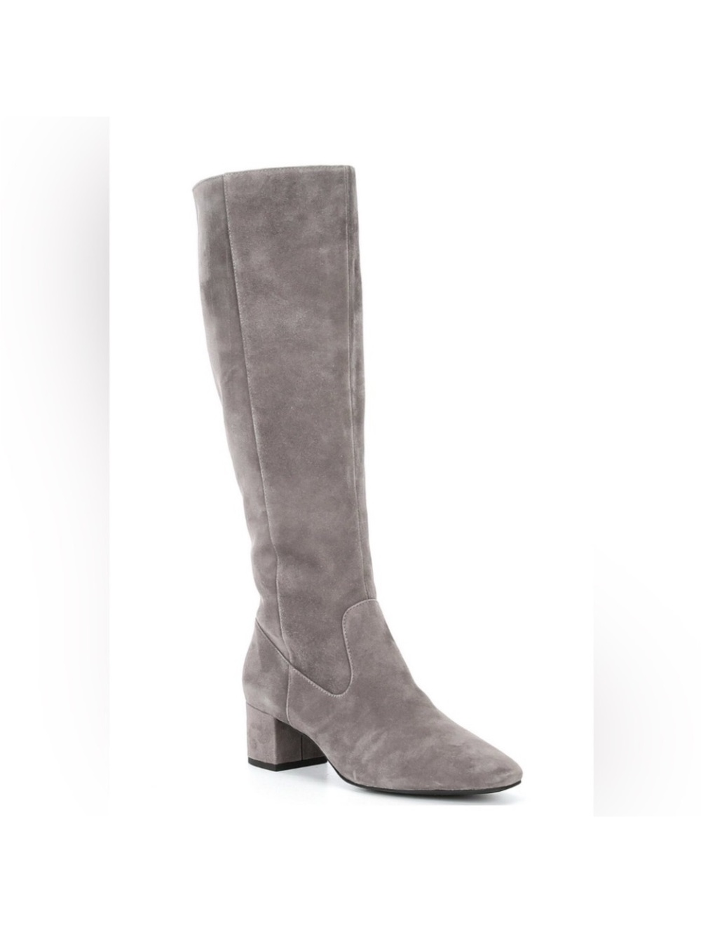 NEW Alex Marie Prizelle
Suede Tall Knee Boots
Gray Zipper Closure Size 6 M